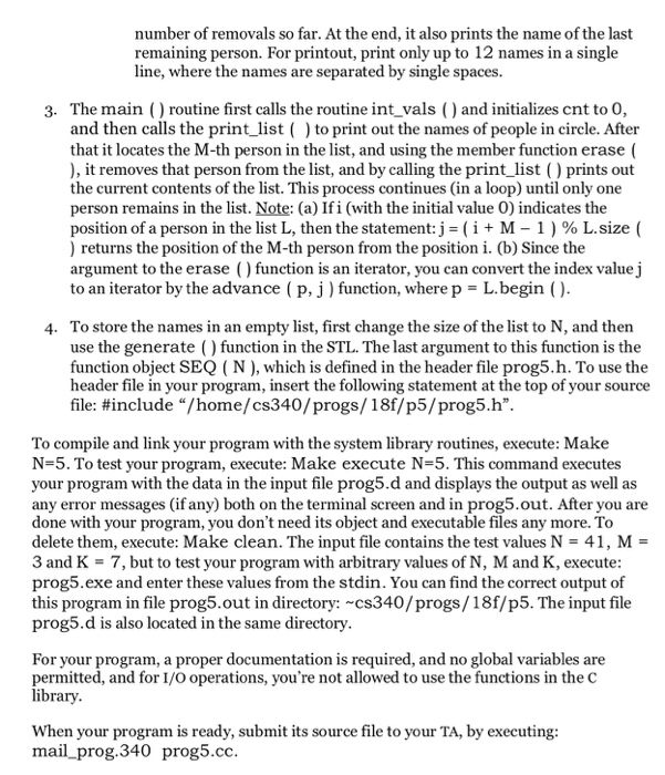 group of people of size N are standing in a circle waiting