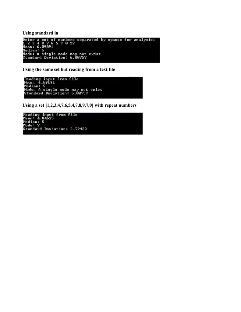 double mode=0.0; double median=0.0; double stddev=0.0; int i,j,temp; ///take a set of