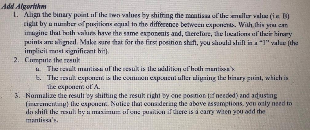 as follows: Each number is represented by two consecutive 16-bit words The