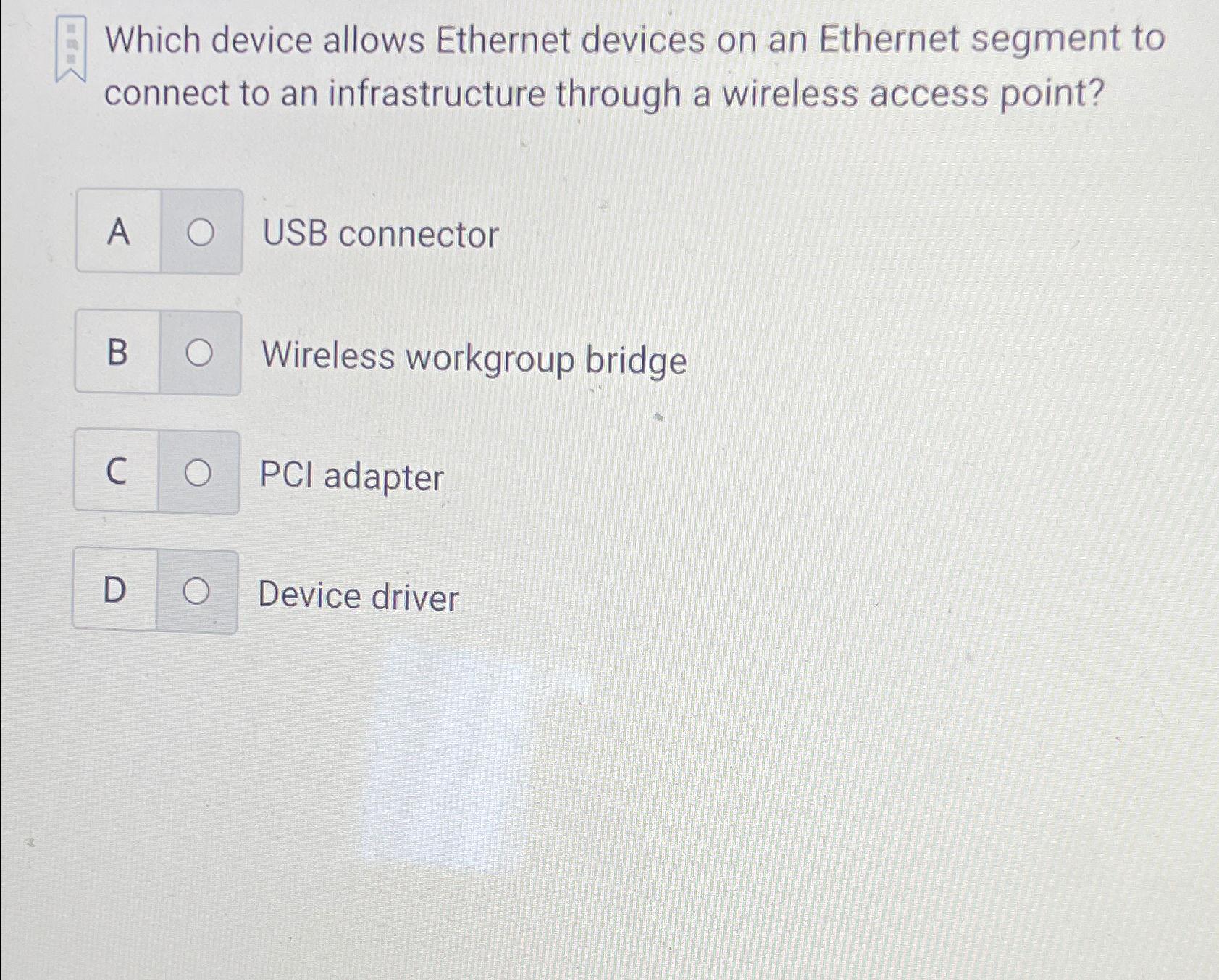  Which device allows Ethernet devices on an Ethernet segment to connect
