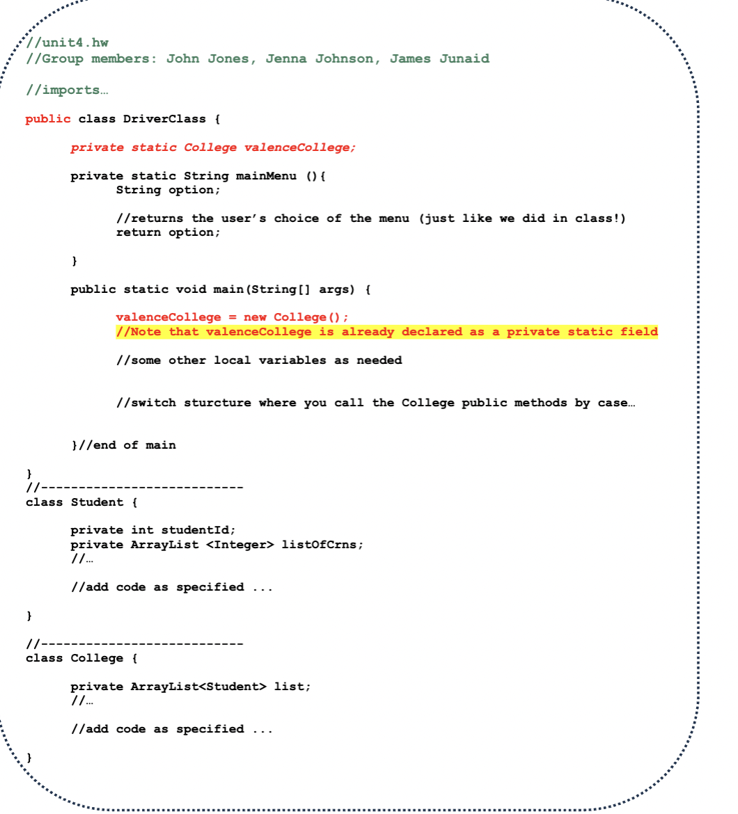  IN JAVA! HOW WOULD I GO ABOUT HAVING A STUDENT "DANIEL