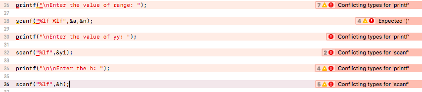Develop a C-code to meet the requirements below: **Using X-Code on Mac,
