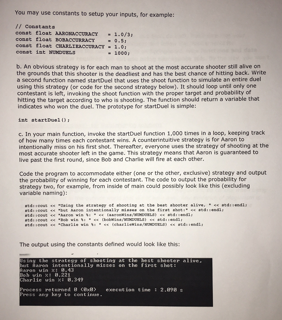 data validation are required. Do not use namespace std; Thanks:) 3460:209 Assignment