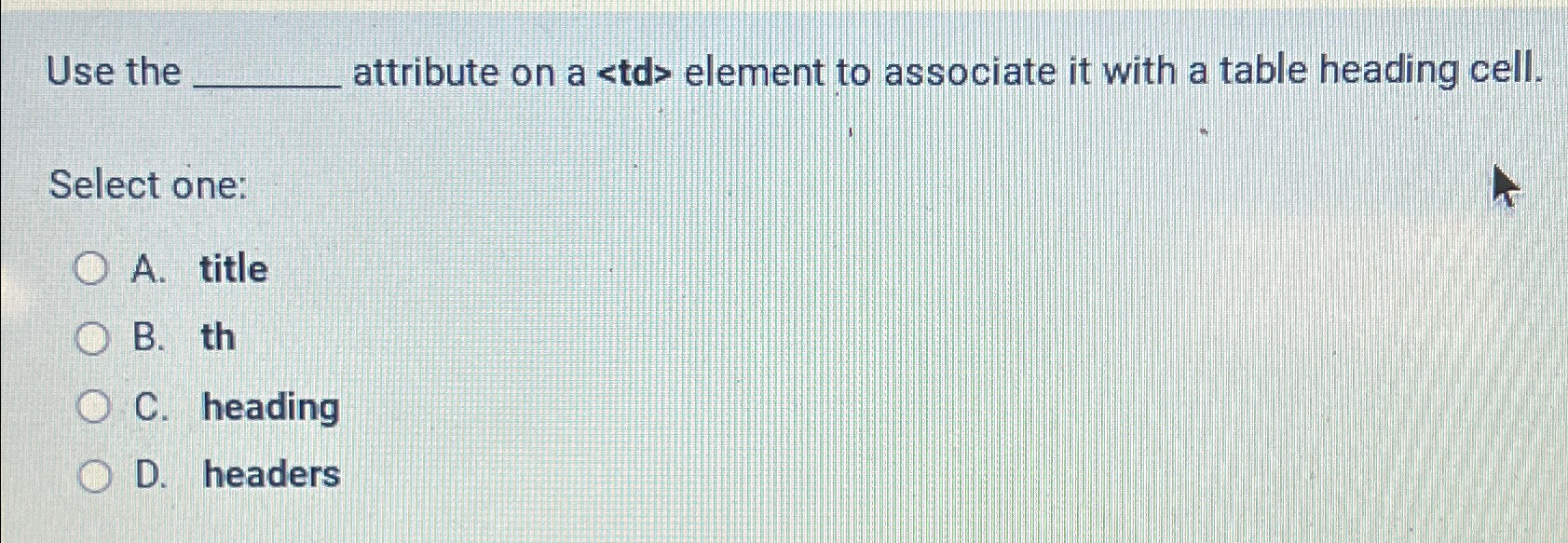  Use the attribute on a element to associate it with a