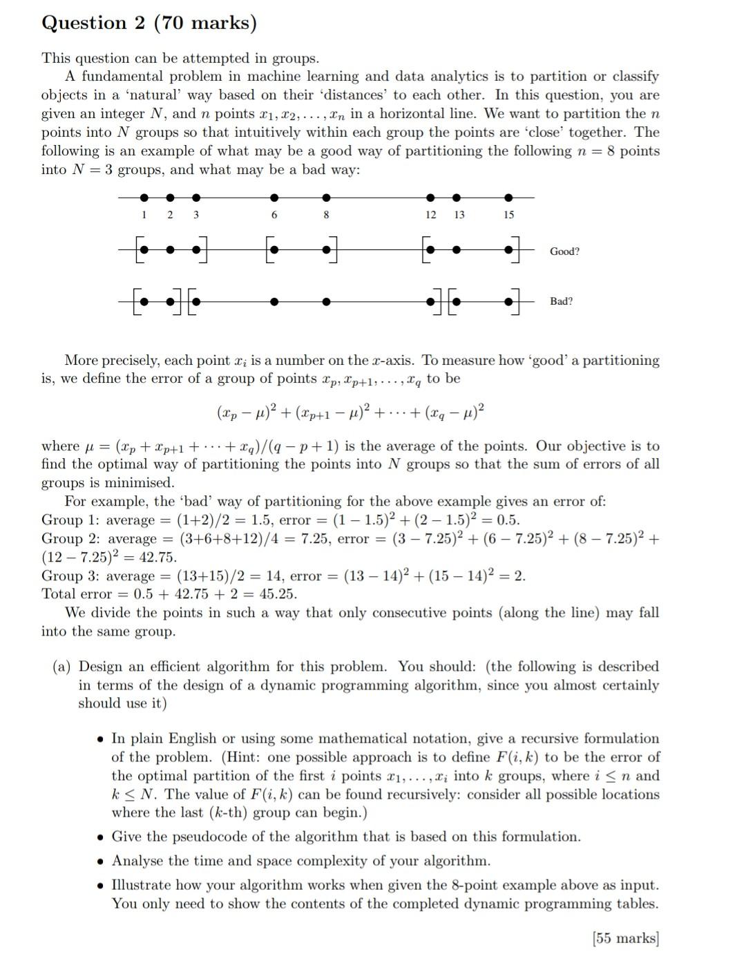 simple counterexample for each of them to show that the proposed greedy