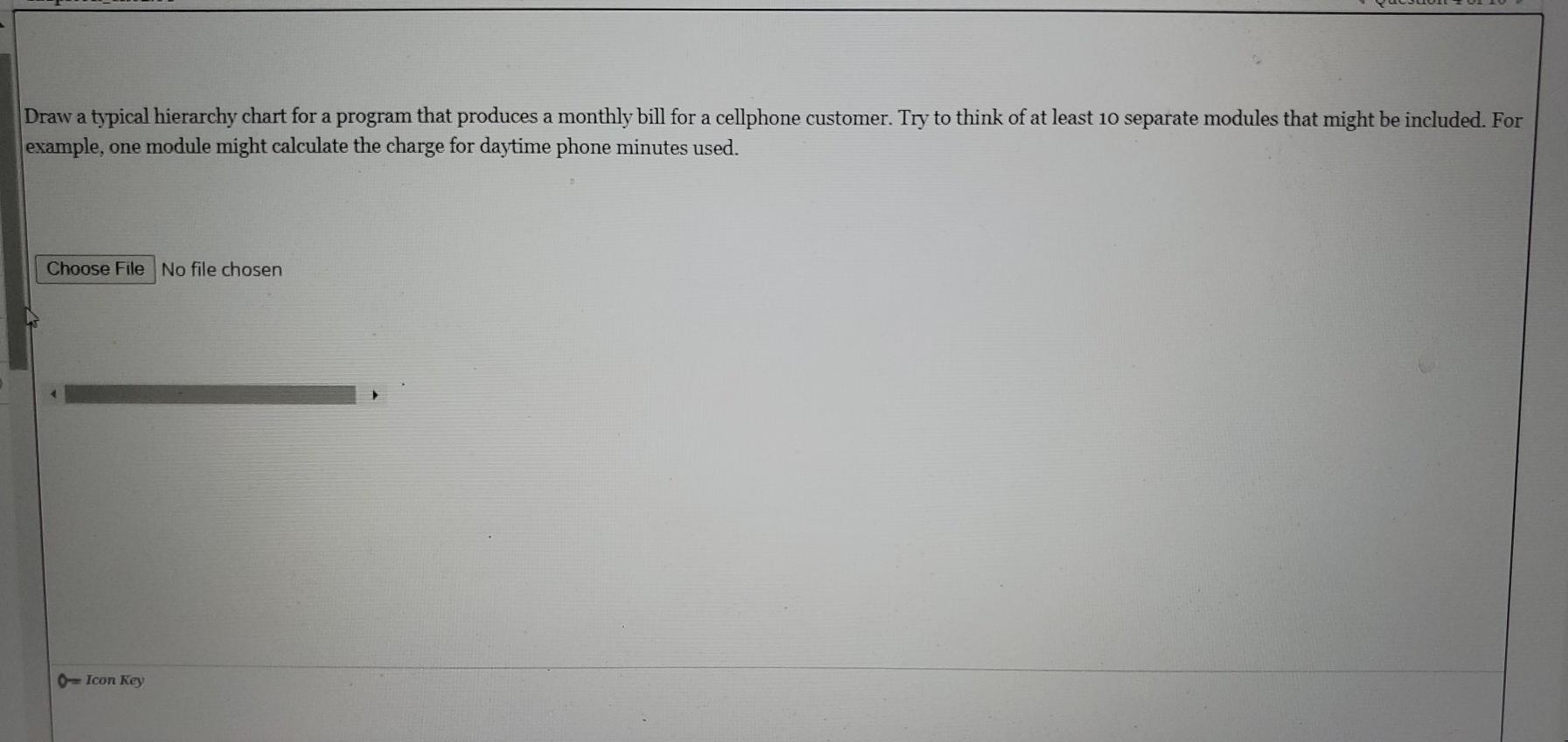 Draw a typical hierarchy chart for a program that produces a