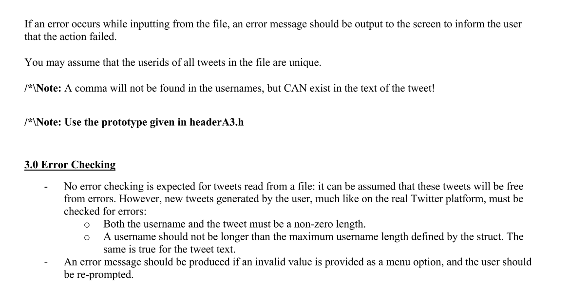 * tweetList); void deleteTweet(tweet ** tweetList); void saveTweetsToFile(tweet * tweetList); void loadTweetsFromFile(tweet