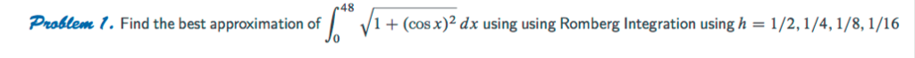 ***PLEASE PLEASE ANSWER IN PYTHON CODE*** Using Python for Numerical Analysis 48