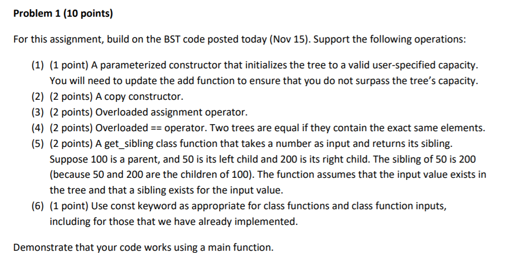  #include using namespace std; class Node { private: int val; Node*