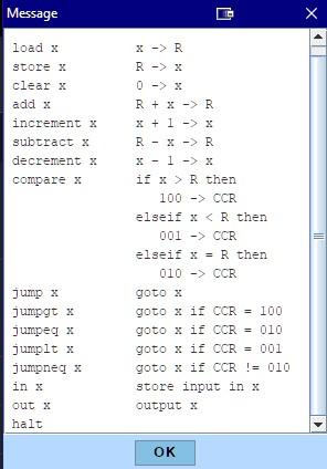 Our assembly language (see image) has no operator for multiplication. But multiplication