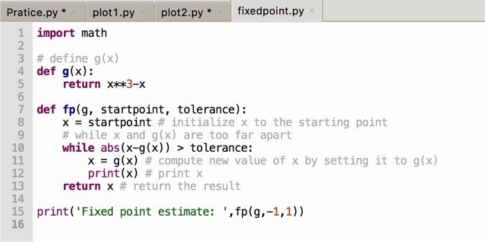 to apply Newton's method to finding the root of f(x) = 1