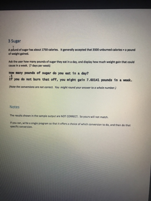 problems 1 Tribbles (For Star Trek fans) Say that one bar of