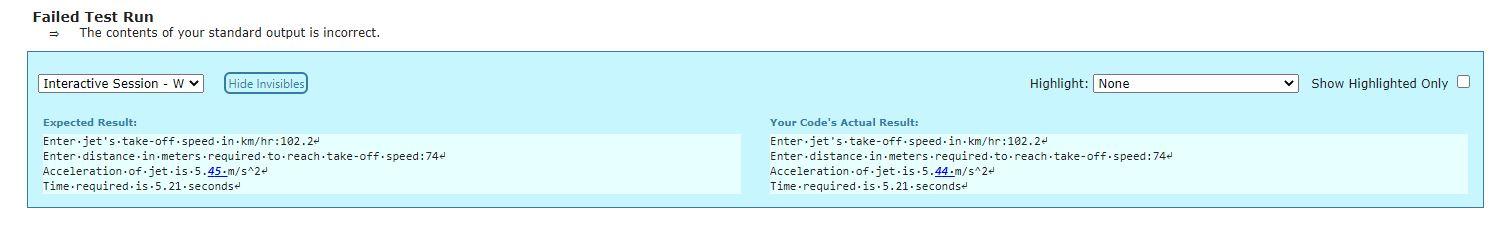 take-off speed (km/hr) and the distance (meters) over which the catapult accelerates