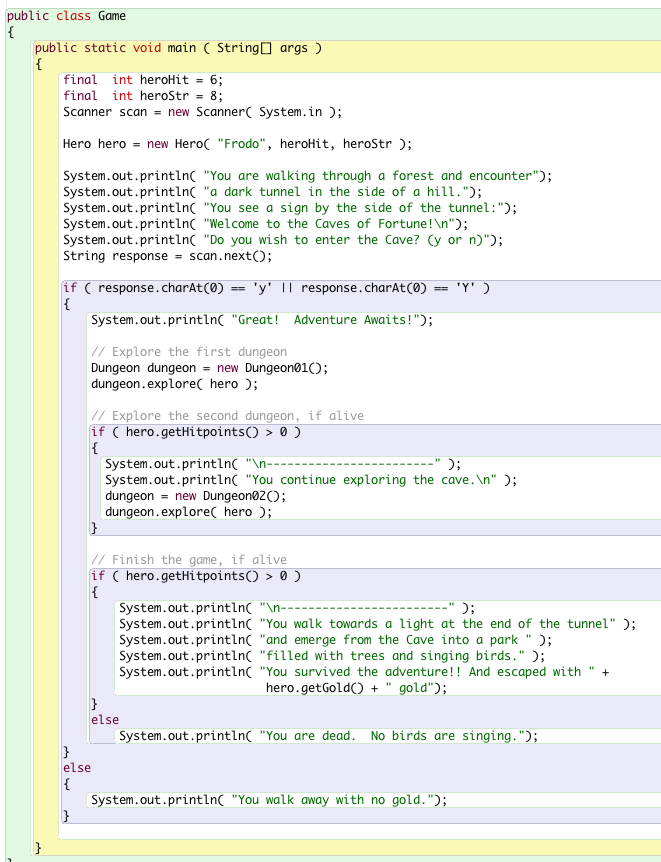 since everyone's code must work with in the same environment. Edit the