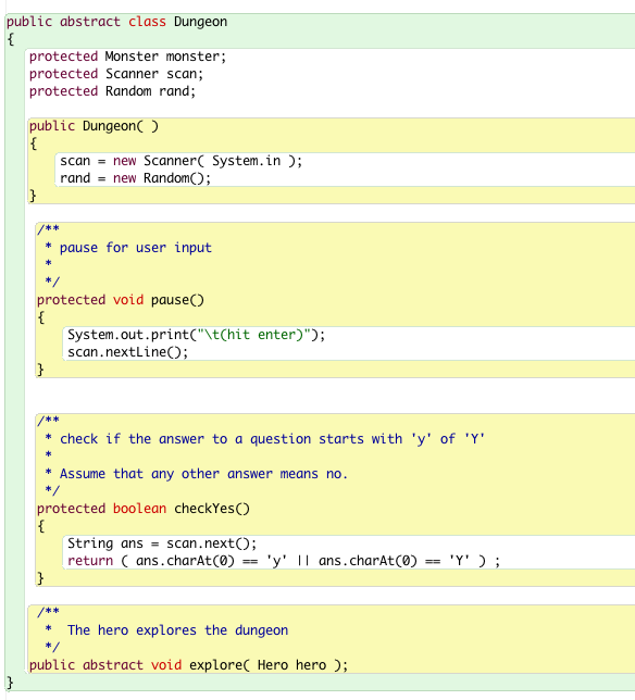 file so that the adventure is interesting. Perhaps the hero has a