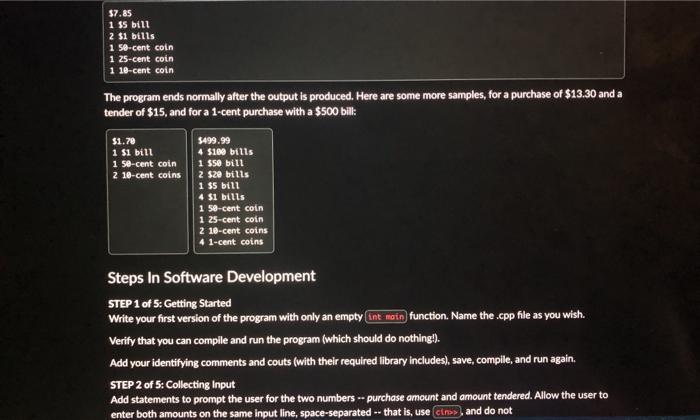 (using operators but no built-in math functions), control the order in which