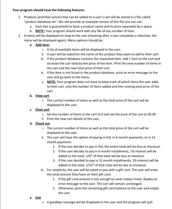 is to create an interactive user interface emulating a simple checkout experience,