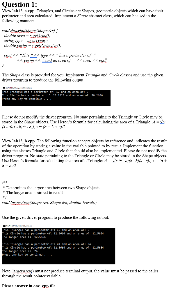 Please implement the following problem in basic C++ code and include detailed