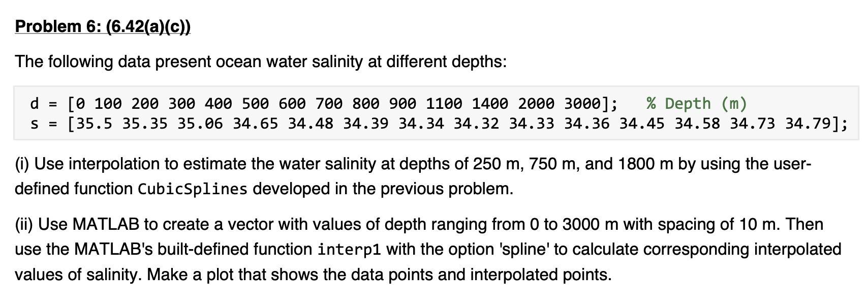 This is just the problem I was given. If you can reach