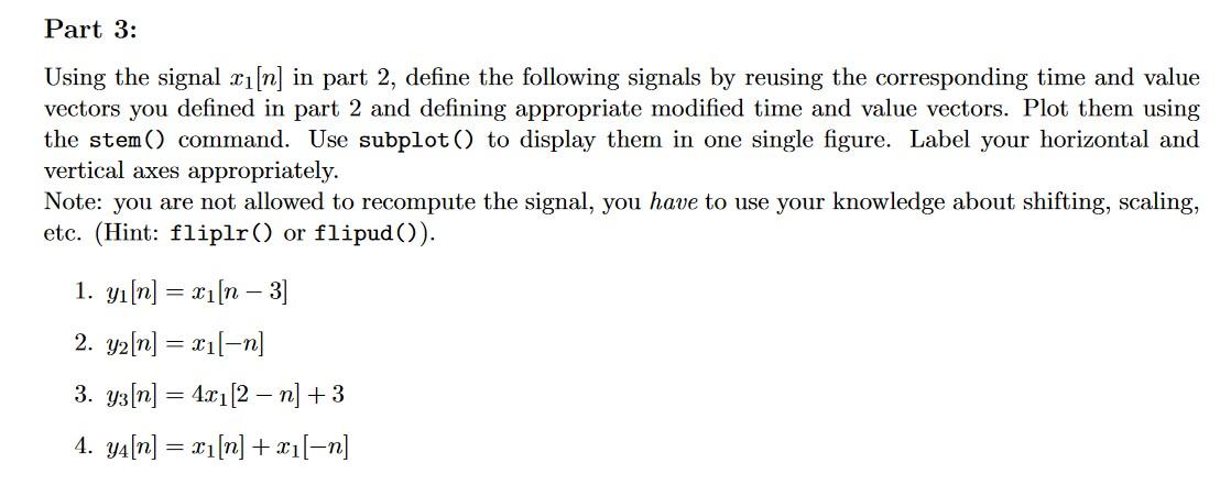 latest version). Please complete part 1 to 4 please and use the