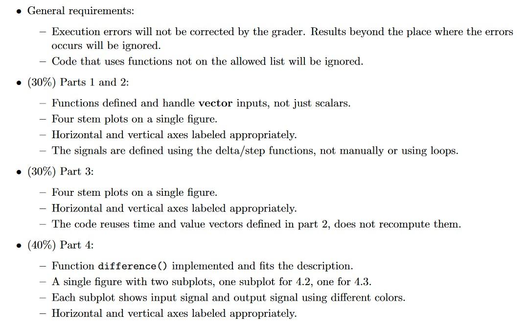 the following functions: stem, subplot, xlabel, ylabel, exp, sin, cos, abs, fliplr,