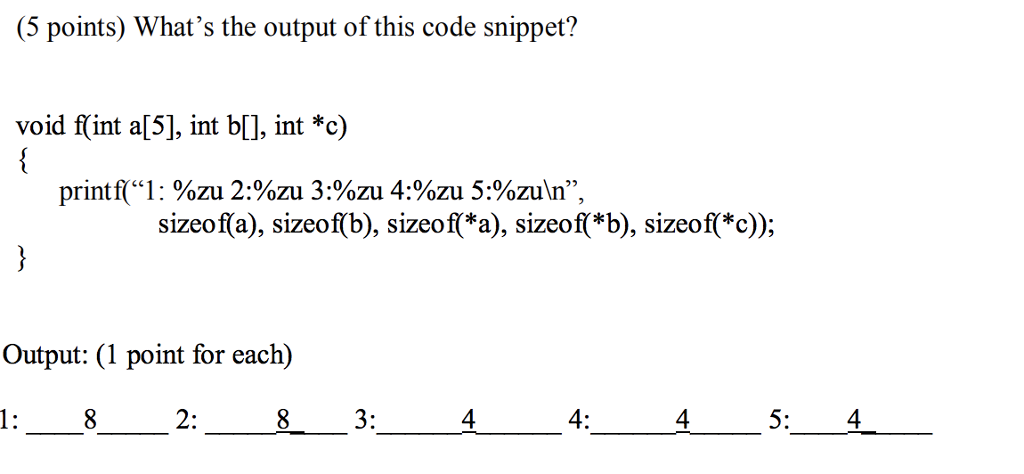 are some examples, I don't know how these answers (sizeof) were calculated??