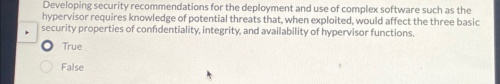  Developing security recommendations for the deployment and use of complex software