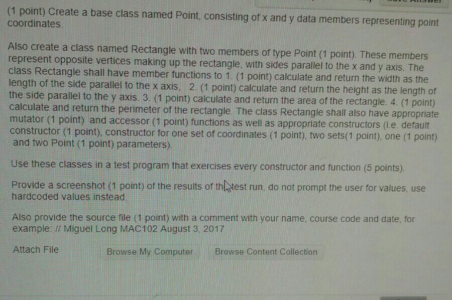 Please show full code. thank you (1 point) Create a base