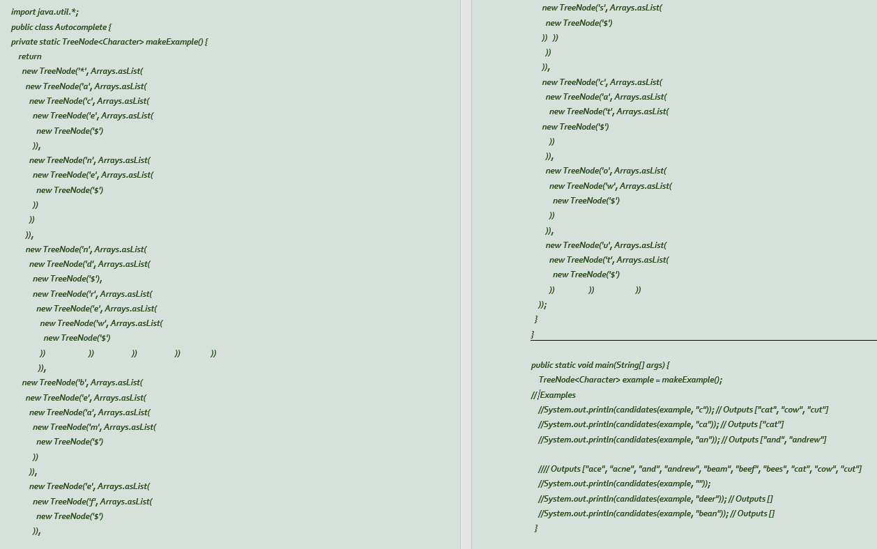 Quick help with HW Based on Treenode write java codes follow the