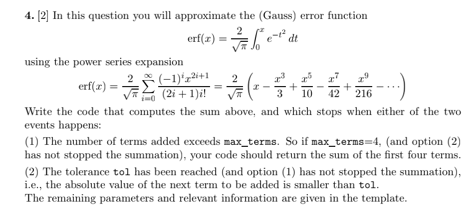  using python code to create 4. [2] In this question you