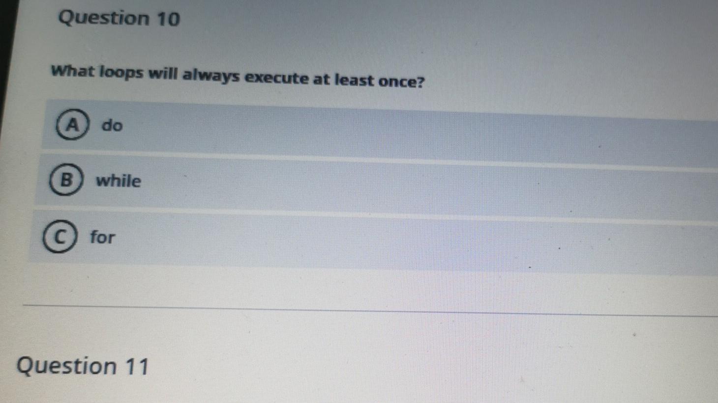  C++ Issues, not java, please as fast, thanks Question 10 What