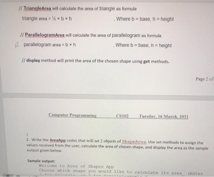 the problem description given. Read the problem description and examine the sample