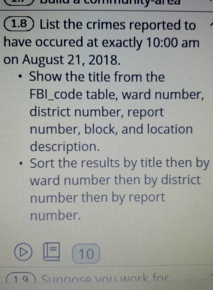  write an SQL Query : plate Save Run query 3 DETAILS