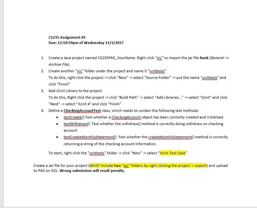 Hello, In the Java class I am in, we are currently learning