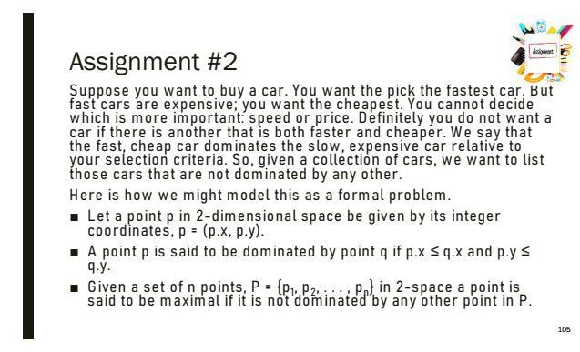 Find the Time Complexity of two algorithms given in next slides. Both