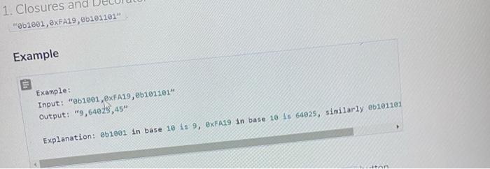 you to complete a closure named to_integer which will be used as