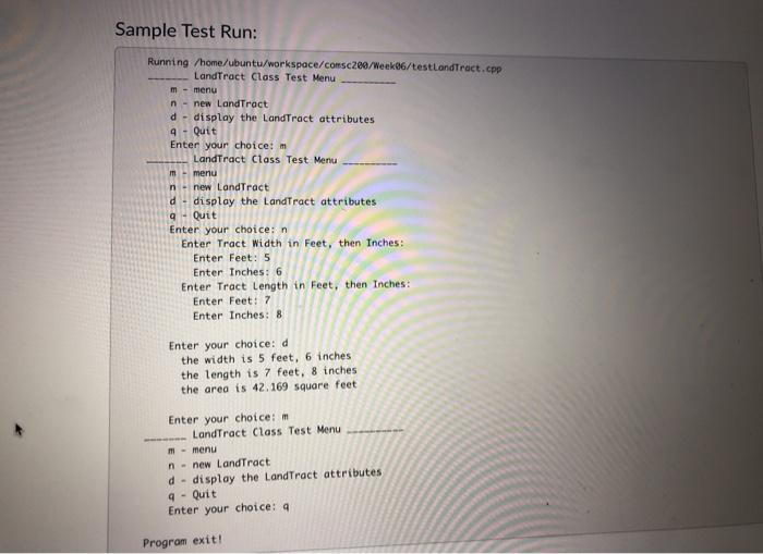 of the test run and well explain thank you Project 2 Object