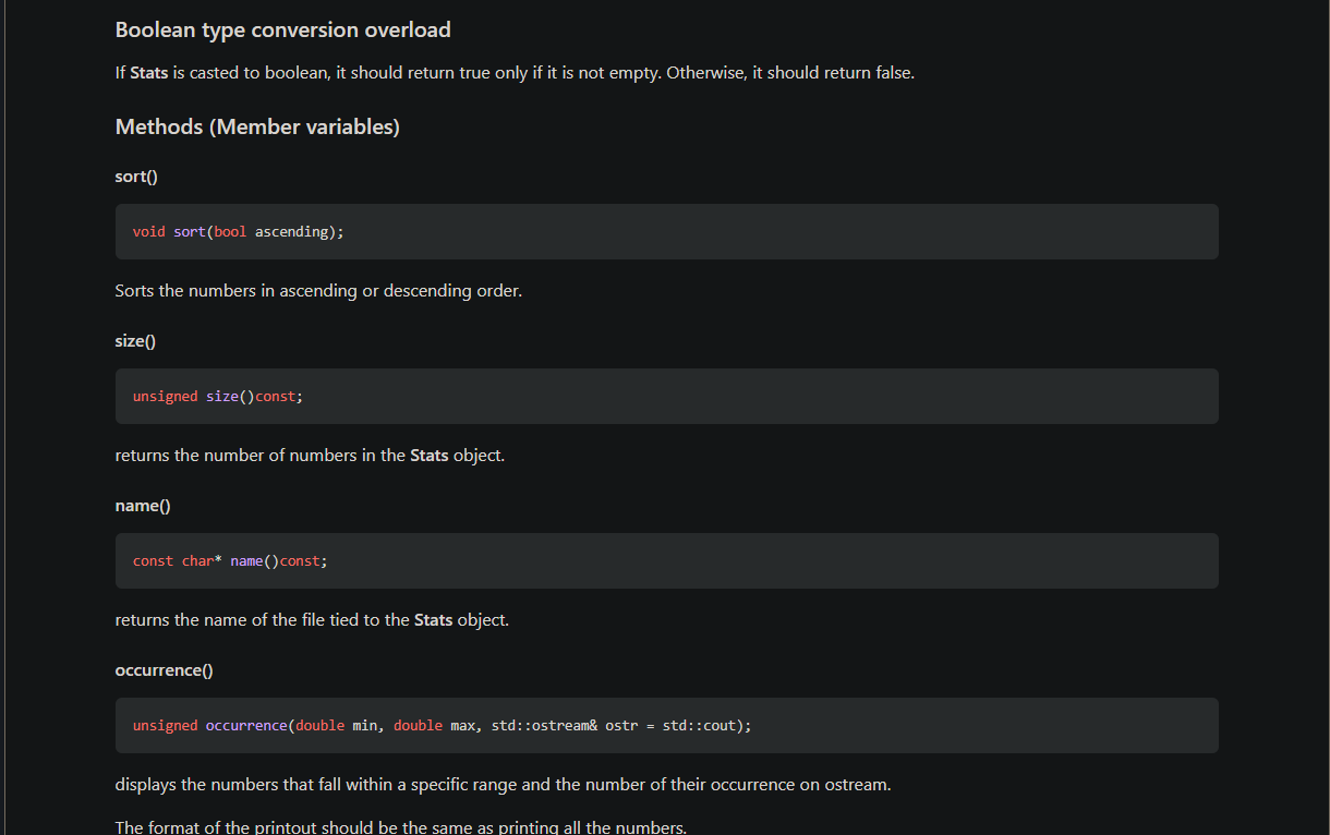 namespace std; namespace sdds { Line::operator const char* () const { return