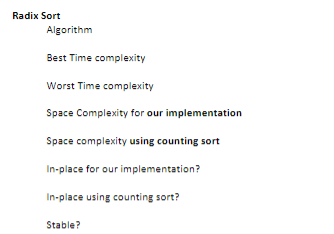  //using the radix sort algorithm to sort strings that contain lowercase