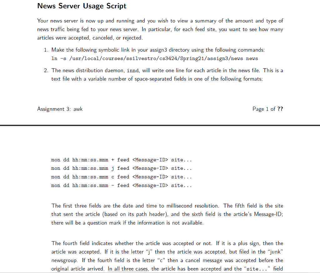 bash, sed, perl, Python, or any other lan- guages/utilities not explicitly specified.