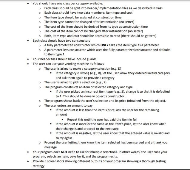 and will be really aprreciated. You are in charge of programming a