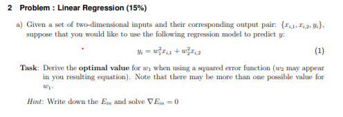 Write down the Error functions for linear classification/regression and logistic regression in