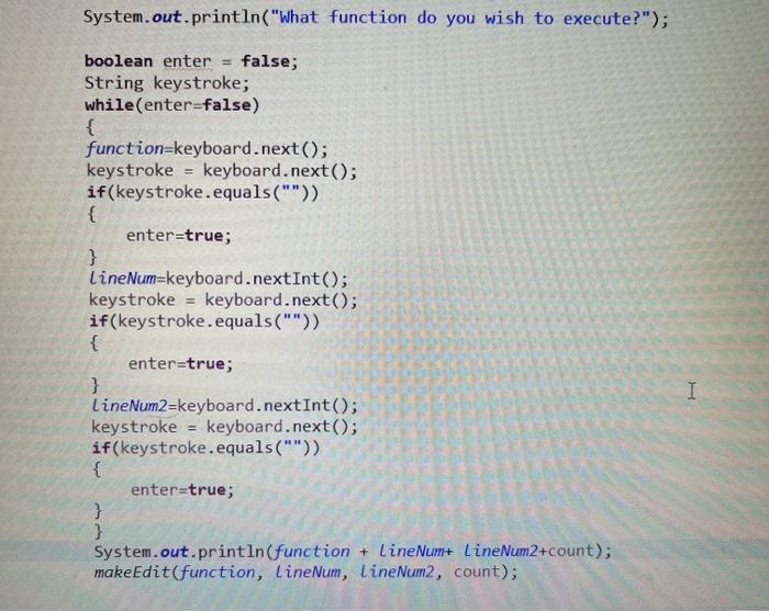 the input to a variable( either a string or integer). the values