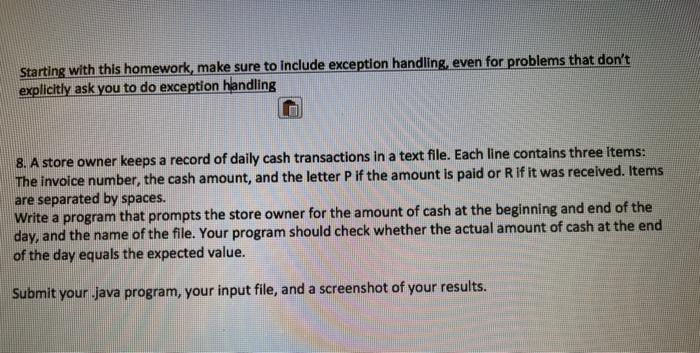 Please show ALL steps and explanations in Java.Keep the code as simple