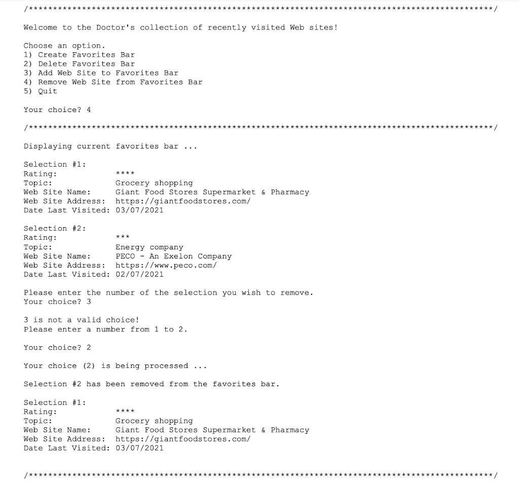 text file. An example of recommended formatting for the text file appears