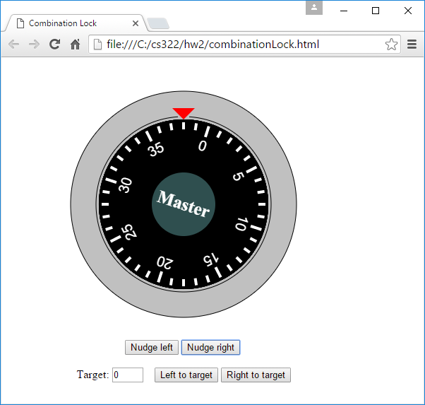 35. Provide Nudge left and Nudge right buttons that cause the combination