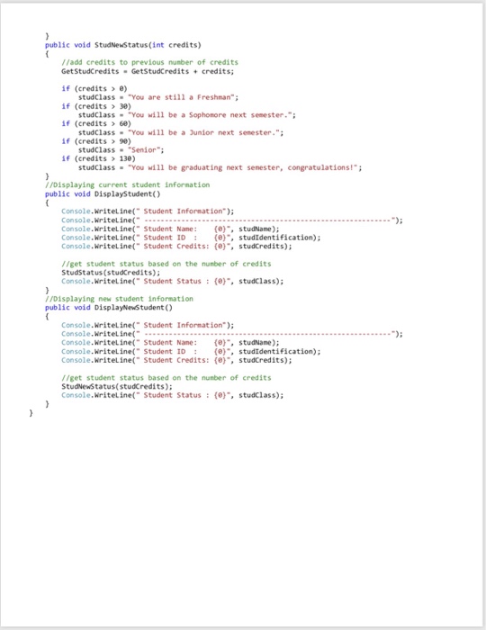 and //public properties to get and get its values using Systen; public