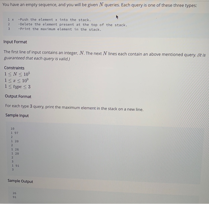  Need this to be done in Java thanks !! You have