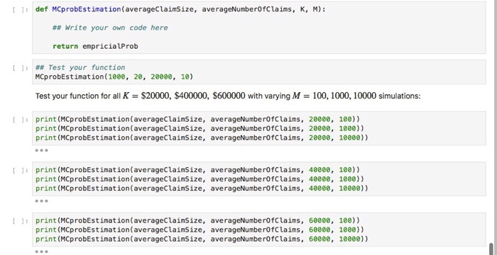PtS S expectations via an indicator function K] for K $20000, S$400000,
