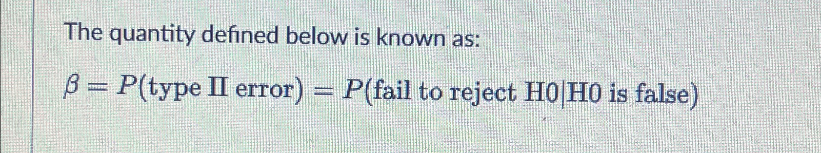  The quantity defined below is known as: type error 